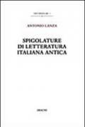 Spigolature di letteratura italiana antica