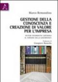 Gestione della conoscenza e creazione di valore per l'impresa. Sistemi informativi aziendali al servizio della governance