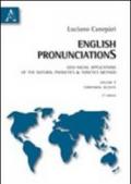 English pronunciations. Geo-social applications of the natural phonetics & tonetics method: 2