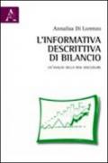 L'informativa descrittiva di bilancio. Un'analisi della Risk Disclosure