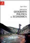 Appunti di geografia politica ed economia