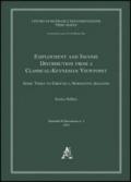 Employment and income distribution from a classical-keynesian viewpoint. Some tools to ground a normative analysis