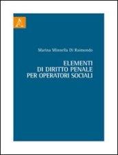 Elementi di diritto penale per operatori sociali