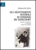 Gli adattamenti teatrali di Edmond De Goncourt. Germinie Lacerteux, La Faustin, Manette Salomon