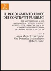 Il regolamento unico dei contratti pubblici