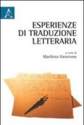 Esperienze di traduzione letteraria. 1.