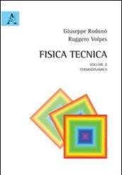 Fisica tecnica. 2: Termodinamica