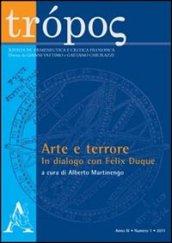 Tropos. Rivista di ermeneutica e critica filosofica (2011). 1: Arte e terrore. In dialogo con Félix Duque