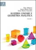 Algebra lineare e geometria analitica: 1