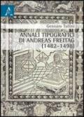 Annali tipografici di Andreas Freitag (1482-1498)