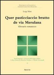 Quer pasticciaccio brutto de via Merulana. Glossario romanesco