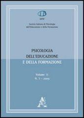 Psicologia dell'educazione e della formazione (2009): 11