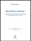 Responsa poetae. Corrispondenze poetiche esemplari dal Vannozzo a Della Casa