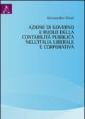 Azione di governo della contabilità pubblica nell'Italia liberale e corporativa