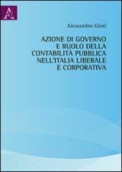 Azione di governo della contabilità pubblica nell'Italia liberale e corporativa