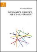 Informatica giuridica per l'e-Government