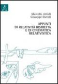 Appunti di relatività ristretta e di cinematica relativistica