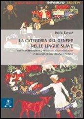 La categoria del genere nelle lingue slave