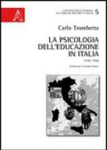 La psicologia dell'educazione in Italia. 1920-1950