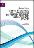 Effetti in bilancio dell'applicazione dei principi contabili internazionali IAS/IFRS. L'avviamento