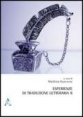 Esperienze di traduzione letteraria: 2