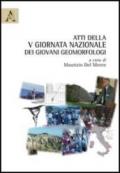 Atti della 5° Giornata nazionale dei giovani geomorfologi