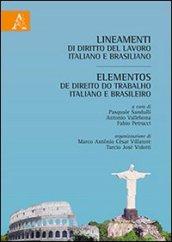 Lineamenti di dirito del lavoro italiano e brasiliano-Elementos de direito do trabalho italiano e brasileiro