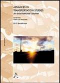 Advances in transportation studies. Special issue 2013
