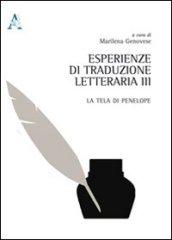 Esperienze di traduzione letteraria: 3