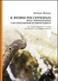 Il ricorso per l'efficienza delle amministrazioni e dei concessionari di servizi pubblici