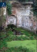 Publica e communis. Acqua, mondo romano e beni comuni