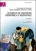 Elementi di anestesia pediatrica e neonatale