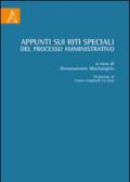 Appunti sui riti speciali del processo amministrativo