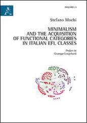 Minimalism and the acquisition of functional categories in italian EFL classes