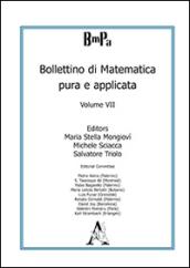 Bollettino di matematica pura e applicata: 7