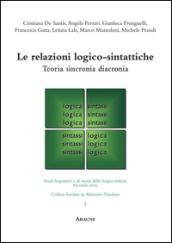 Le relazioni logico-sintattiche. Teoria, sincronia, diacronia