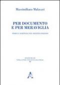 Per documento e per meraviglia. Storia e scrittura nel Seicento italiano