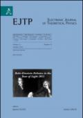 Electronic journal of theoretical physics. Ediz. italiana e inglese