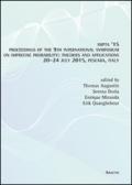 ISIPTA '15. Procedings of the 9th International sympposium on imprecise probability. Theories and applications (Pescara, 20-24 luglio 2015)