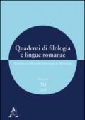 Quaderni di filologia e lingue romanze. Ricerche svolte nell'Università di Macerata. Con CD-ROM: 30