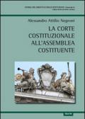 La Corte costituzionale all'Assemblea costituente