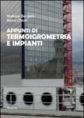 Appunti di termoigrometria e impianti