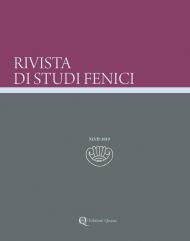 Rivista di studi fenici (2019). Nuova ediz.. Vol. 47