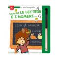 Imparo le lettere e i numeri con gli animali. La mia lavagnetta. Con gadget