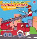 Colora e ricolora macchine e camion con il pennarello magico. Ediz. a colori. Con pennarello