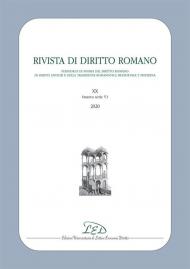 Rivista di diritto romano. Nuova serie (2020). Vol. 20