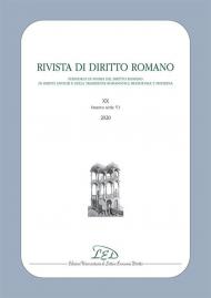 Rivista di diritto romano. Nuova serie (2020). Vol. 20