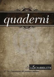 Quaderni di Inschibboleth (2020). Vol. 14: Lineamenti del pensiero italiano.