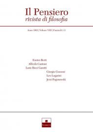 Il pensiero. Rivista di filosofia (1963). Vol. 8/1-3