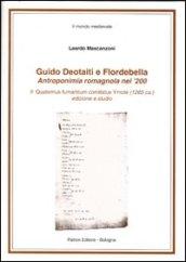 Guido Deotaiti e Flordebella. Antroponimia romagnola nel '200